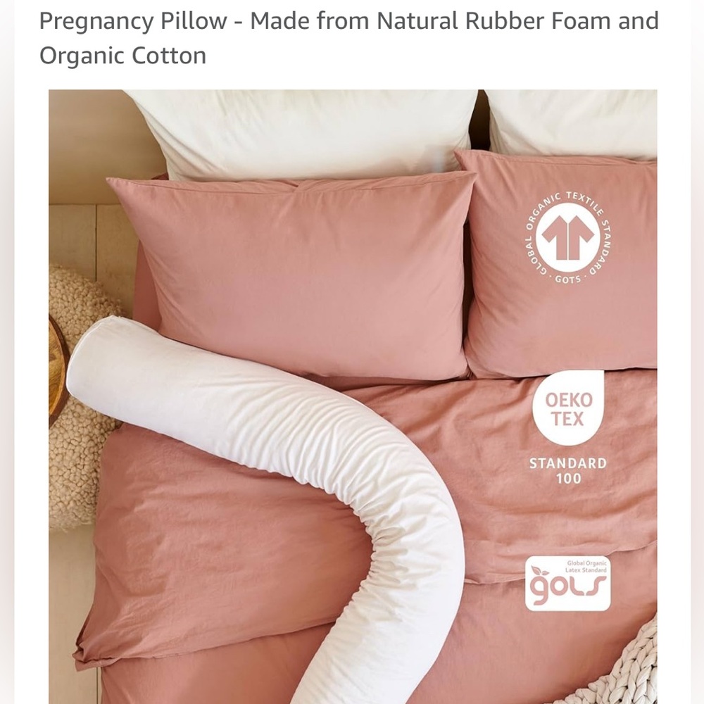 Organic Cotton Pregnancy Pillow